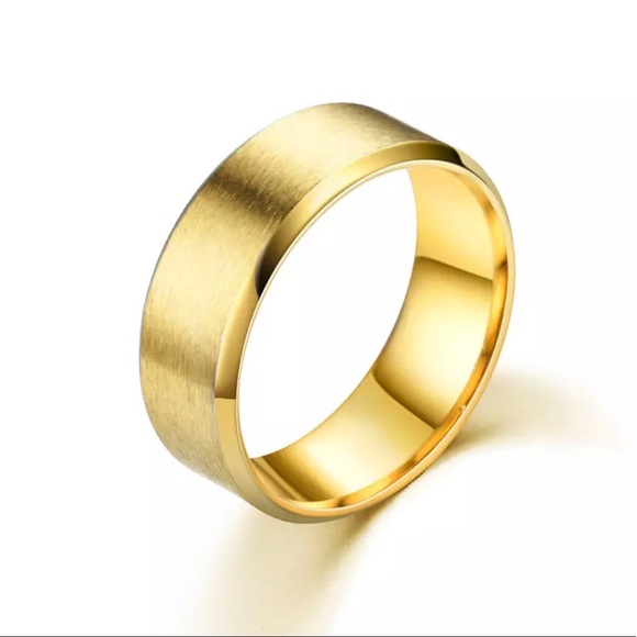 Stainless Steel PLAIN MATT FINISHED MEN BIKER RING - Picture 2 of 15